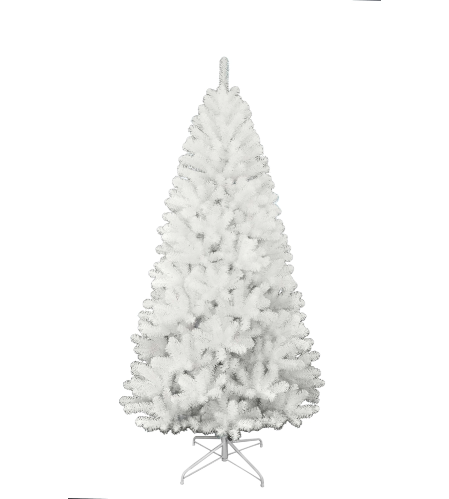 Albero di natale "neve" con 412 rami ad aggancio, 150 cm